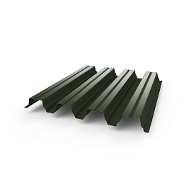 Профнастил Н75 - 0,6 (RAL 6020) с полимерным покрытием (полиэстер)