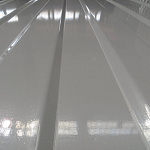 Профнастил С8 - 0,5х1180мм (RAL 5020) оцинкованный, с полимерным покрытием (полиэстер)