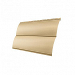 Сайдинг Блок-хаус 0,390 Grand Line 0,45 PE RAL 1014 слоновая кость