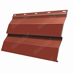 Корабельная Доска 0,265 0,5 Satin с пленкой RAL 8004 терракота