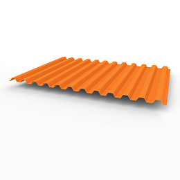 Профнастил С21 0,4х1051мм (RAL 2003) оцинкованный, с полимерным покрытием (полиэстер)