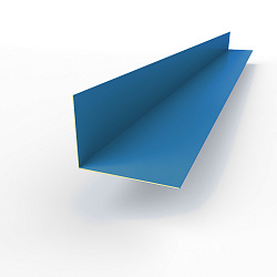 Планка угла внутренняя RAL 5015 оцинкованная c порошковым покрытием 0,45мм