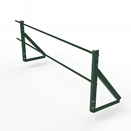 Ограждение кровельное 2000мм универсальный 900-25-1-1,5-2 холоднокатанная сталь с порошковым покрытием RR 11