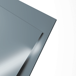 Лист оцинкованный 0,6х1250мм (RAL 7000) с полимерным покрытием (полиэстер)