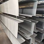 Парапет плоский RAL 9010 полиэстер 0,7 мм