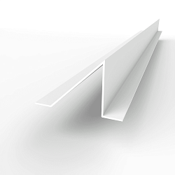 Планка снегозадержания (RAL 9003) оцинкованная, c полимерным покрытием 0,45 мм