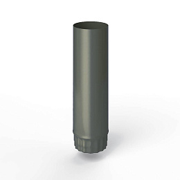 Труба водосточная оцинкованная порошок ф110х1250мм RAL 7010