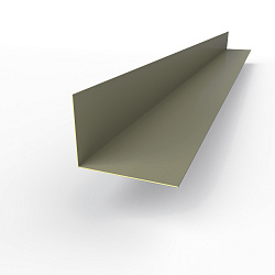 Планка угла внутренняя RAL 7003 оцинкованная c порошковым покрытием 0,45мм