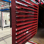 Вентиляционная решетка 600х400 наружная оцинк. порошок 0.7мм RAL 3005