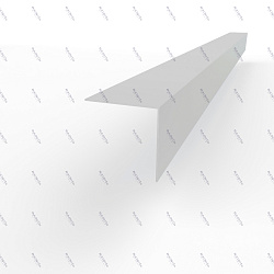 Планка угла внешнего RAL 7047 оцинкованная c порошковым покрытием 0,45мм