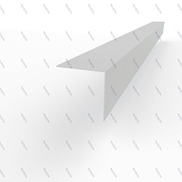 Планка угла внешнего RAL 7047 оцинкованная c порошковым покрытием 0,45мм