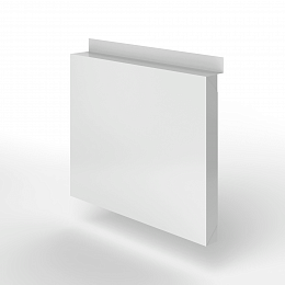 Фасадная металлокассета с иклями оцинкованная с порошковым покрытием 1,2мм RAL 7047