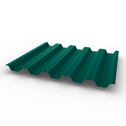 Профнастил НС35 - 0,7 - RAL 6026 оцинкованный, с полимерным покрытием (Полиэстер)