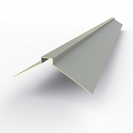 Конек фигурный 0,45 мм RAL 7004 оцинкованный, с порошковым покрытием