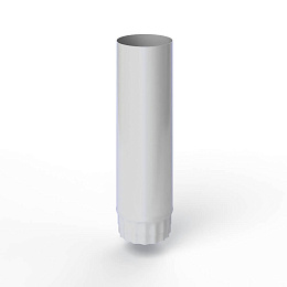 Труба водосточная оцинкованная порошок ф150х1250мм RAL 7047