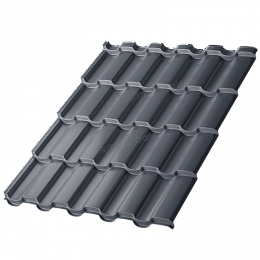 Металлочерепица МП Монтекристо-ML (VikingMP-01-7024-0,45)