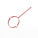 Крепление водосточный трубы сварное оцинкованное порошок ф90х10х250мм RAL 3028