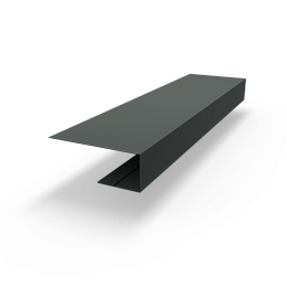 j планка RAL 7043 оцинкованная c порошковым покрытием 0,45мм