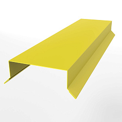 Парапет RAL 1018 полиэстер 0.45мм плоский