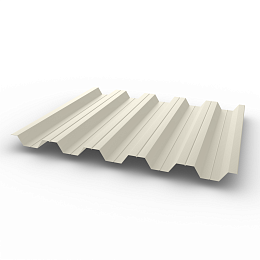 Профнастил НС35 - 0,45 - RAL 9001 оцинкованный, с полимерным покрытием (Полиэстер)