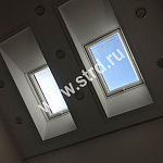 Окно мансардное ПВХ белый ручка снизу Fakro PTP-V U3  ThermoPro Profi 94*118см