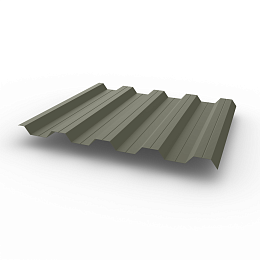 Профнастил НС44 (RAL 7003) 0,5х1047мм оцинкованный, с полимерным покрытием (Полиэстер)