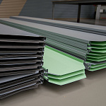 Фальц двойной стоячий оцинкованный с полимерным покрытием 0,7х625мм RAL 6029