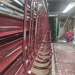 Желоб водосточный оцинкованный порошок ф120х2000мм RAL 5002