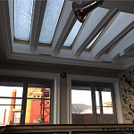 Окно мансардное дерево, лак ручка снизу Werso ОС 55*98см