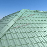 Металлочерепица МП Трамонтана-XL (PURMAN-20-Tourmalin-0,5)