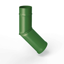 Колено водосточное оцинкованное порошок ф150мм RAL 6010