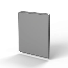 Фасадная металлокассета открытого типа 1 мм (RAL 9022) оцинкованная, с порошковым покрытием