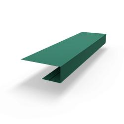 j планка RAL 6000 оцинкованная c порошковым покрытием 0,45мм