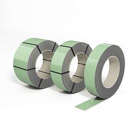 Лента оцинкованная (Штрипс) 0,6 мм (RAL 6019) с полимерным покрытием (полиэстер)