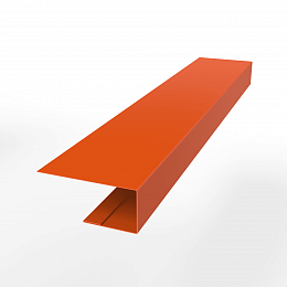 J-Профиль 12мм RAL 2004 оцинкованный с порошковым покрытием 0,45 мм