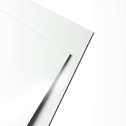 Лист оцинкованный 0,4х1250мм (RAL 9010) с полимерным покрытием (полиэстер)