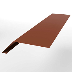 Капельник 0,45 мм (RAL 8004) оцинкованный, с порошковым покрытием