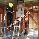 Лестница деревянная Fakro LWT Термоизол. складная 3-сегментная 130*60см 305см