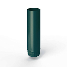 Труба водосточная оцинкованная порошок ф110х1250мм RAL 6004