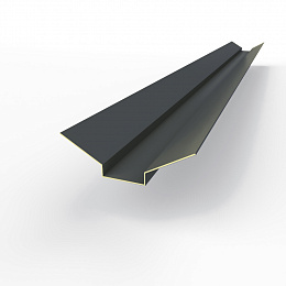 Ендова верхняя фигурная 0,45 мм (RAL 7024) оцинкованная c порошковым покрытием