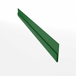 Планка стартовая для металлосайдинга блокхаус оцинкованная с порошковым покрытием 0,45мм ширина менее 625 мм RAL 6002