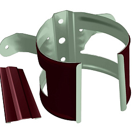 Крепление трубы под дерево Grand Line Optima ф90мм RAL 3005