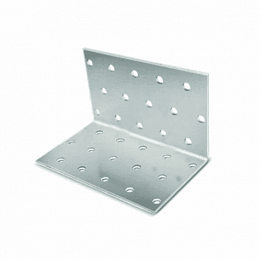 Крепежный уголок равносторонний 40х80х2 KUR