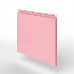 Фасадная металлокассета закрытого типа оцинкованная с порошковым покрытием 0,7x380х815мм RAL 3015 Светло-розовый