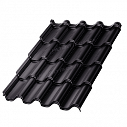 Металлочерепица МП Монтерроса-XL (PURMAN-20-9005-0,5)