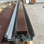 Нащельник RAL 8017 оцинкованный c полимерным покрытием 0,5мм