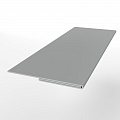 Планка финишная 0,45 мм (RAL 9006) оцинкованная, с порошковым покрытием
