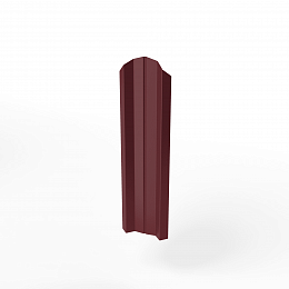 Штакетник оцинкованный с полимерным покрытием М-образный фигурный 0,5х100мм RAL 3005