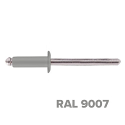 Заклепка 3.2x10 (RAL 9007) A2/A2 вытяжная