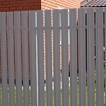 Штакетник оцинкованный с полимерным покрытием М-образный фигурный 0,45х100мм RAL 6005